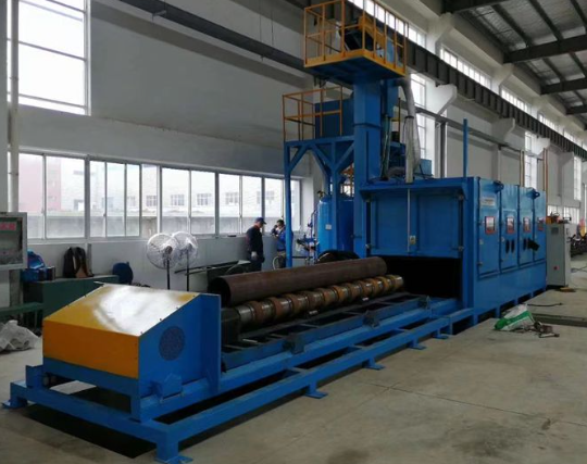 丰满喷砂机在管道除锈中的现场施工应用